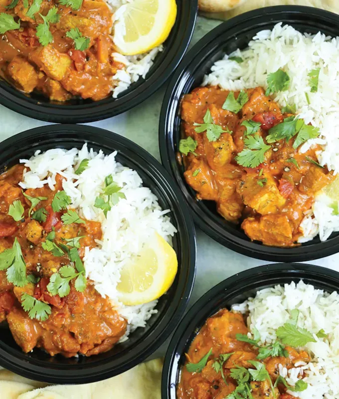 chicken meal prep recipes: chicken tikka masala' title='40 Chicken Meal Prep Recipes That Never Get Boring