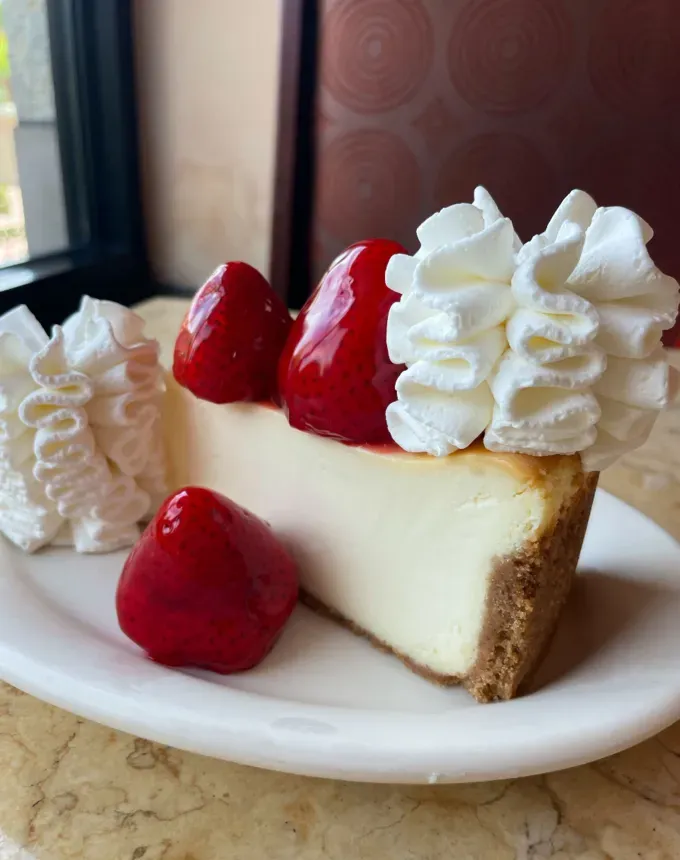 cheesecake factory cheesecakes: fresh strawberry cheesecake' title='All 34 Cheesecake Factory Cheesecakes Ranked by a Food Editor