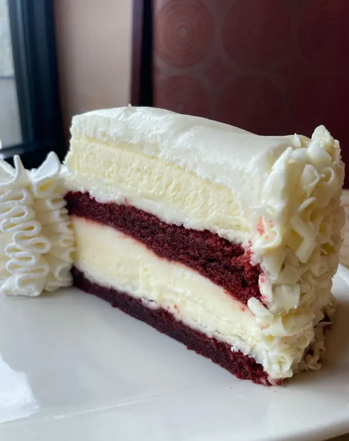 cheesecake factory cheesecakes: red velvet cheesecake' title='All 34 Cheesecake Factory Cheesecakes Ranked by a Food Editor