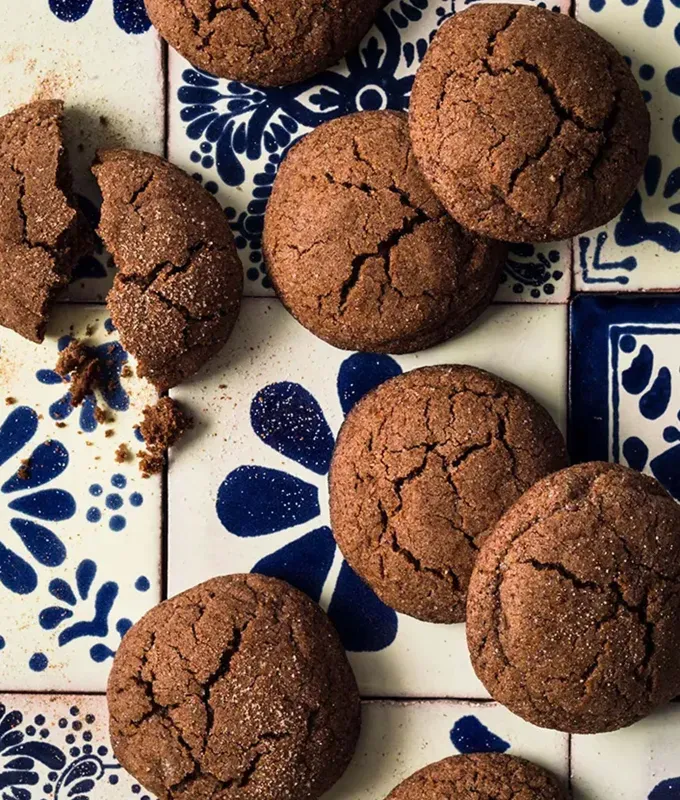 fall cookies: mexican hot chocolate cookies' title='37 Fall Cookies to Serve for Halloween Parties Thanksgiving Dinner or Any Old Weekday