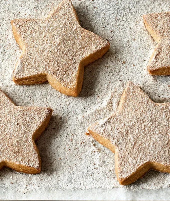 fall cookies: ina garten cinnamon spiced shortbread' title='37 Fall Cookies to Serve for Halloween Parties Thanksgiving Dinner or Any Old Weekday