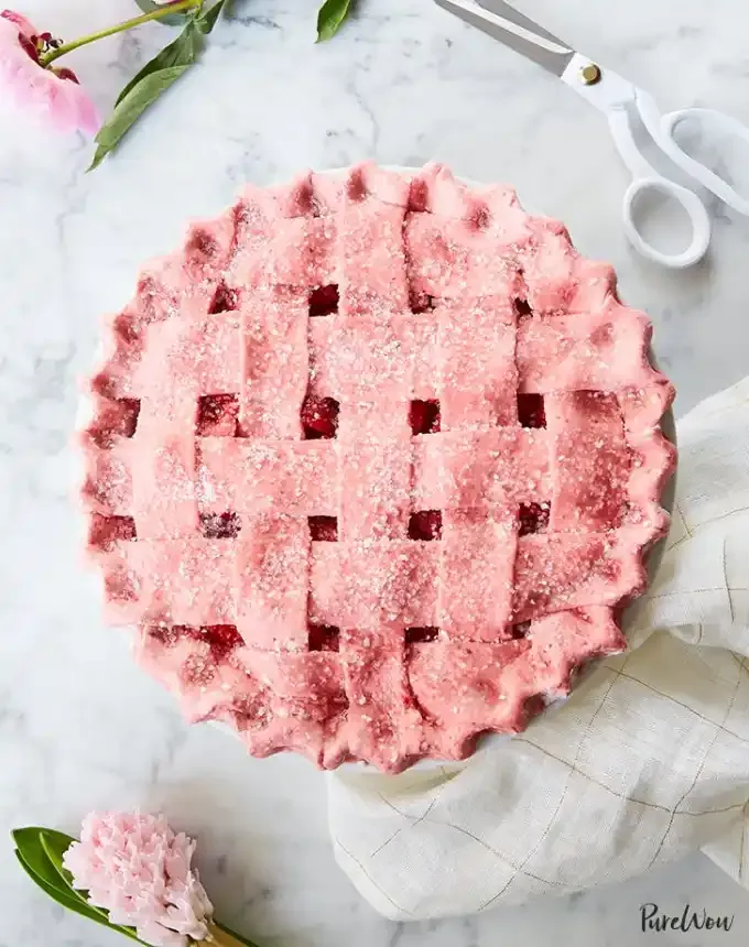 easy summer dessert recipes: strawberry pie with strawberry crust' title='92 Easy Summer Desserts to Devour from Now Until Labor Day