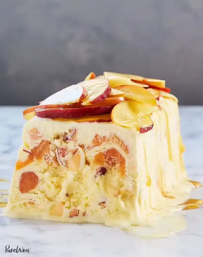 easy summer dessert recipes: peach and honey semifreddo' title='92 Easy Summer Desserts to Devour from Now Until Labor Day