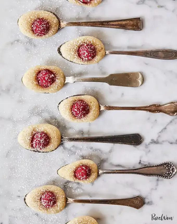 easy summer dessert recipes: almond raspberry cake bites' title='92 Easy Summer Desserts to Devour from Now Until Labor Day