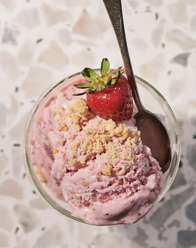 easy summer dessert recipes: no churn strawberry shortcake ice cream' title='92 Easy Summer Desserts to Devour from Now Until Labor Day