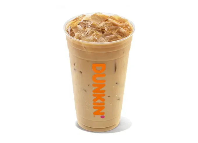 best dunkin’ drinks: iced coffee' title='The 10 Best Dunkin’ Drinks According to Our Coffee-Sipping Editors