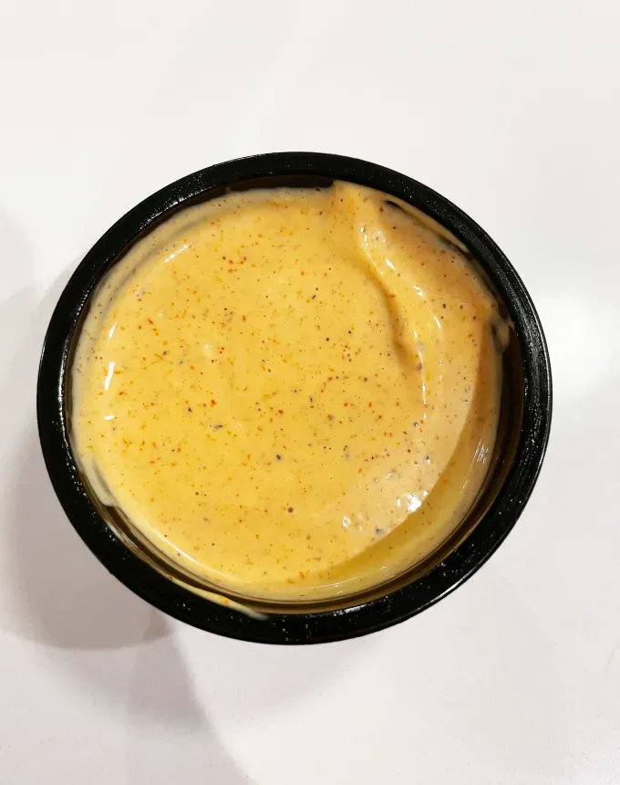 taco bell sauce and dip review: creamy jalapeño' title='All 14 Taco Bell Dips and Sauces Ranked by a Crunchwrap-Loving Food Editor