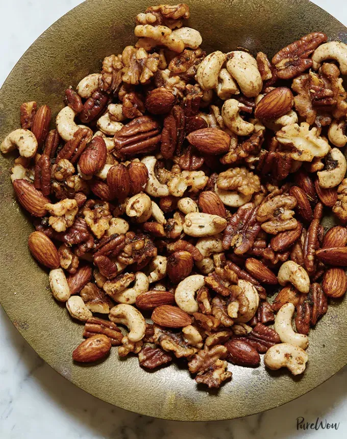 fancy appetizers: roasted mixed nuts' title='40 Fancy Appetizers That Are Secretly Really Easy to Make