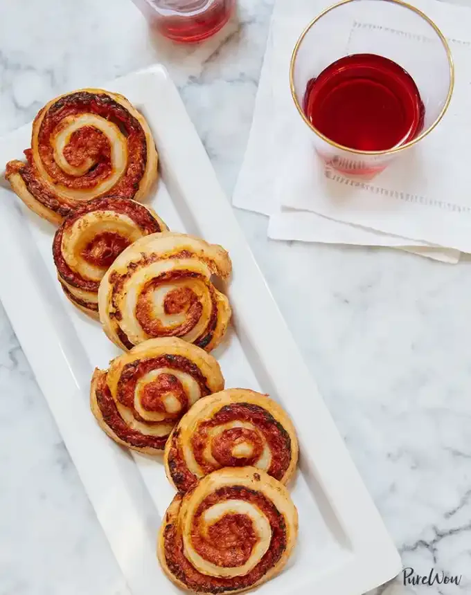 fancy appetizers: italian pinwheels' title='40 Fancy Appetizers That Are Secretly Really Easy to Make