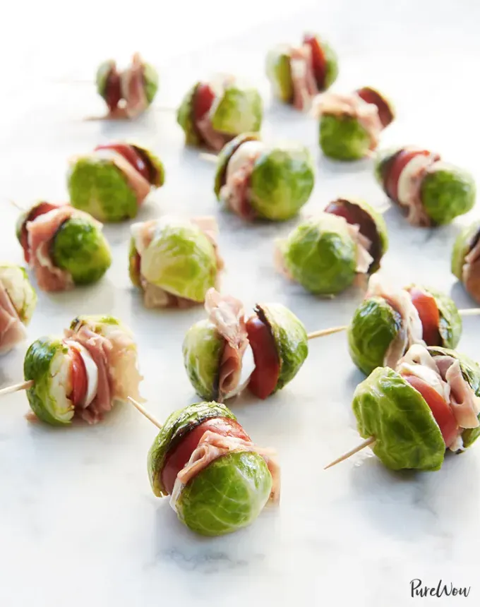 fancy appetizers: brussels sprouts sliders' title='40 Fancy Appetizers That Are Secretly Really Easy to Make