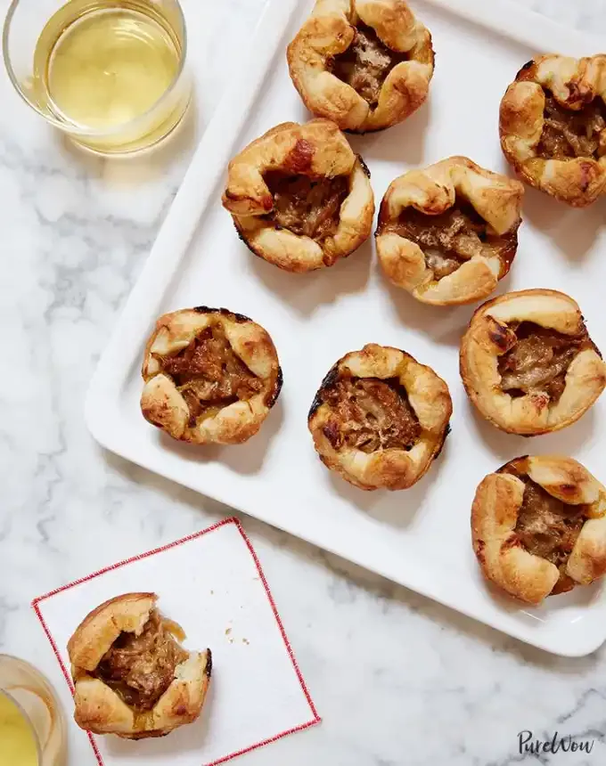 fancy appetizers: french onion cups' title='40 Fancy Appetizers That Are Secretly Really Easy to Make