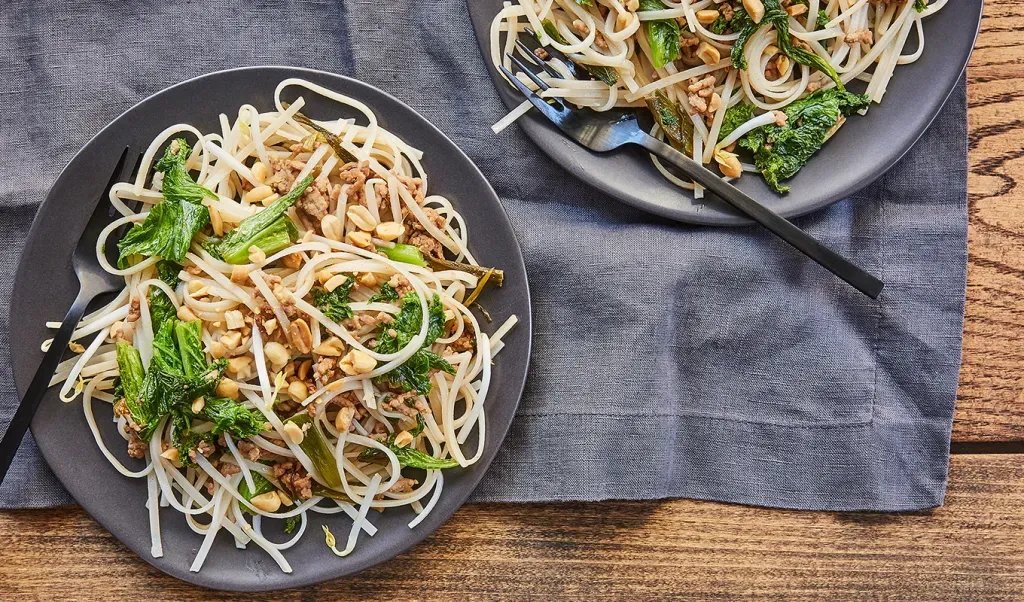 are rice noodles healthy: pad thai' fetchpriority='auto' title='Yeah They’re Gluten-Free But Are Rice Noodles Healthy?