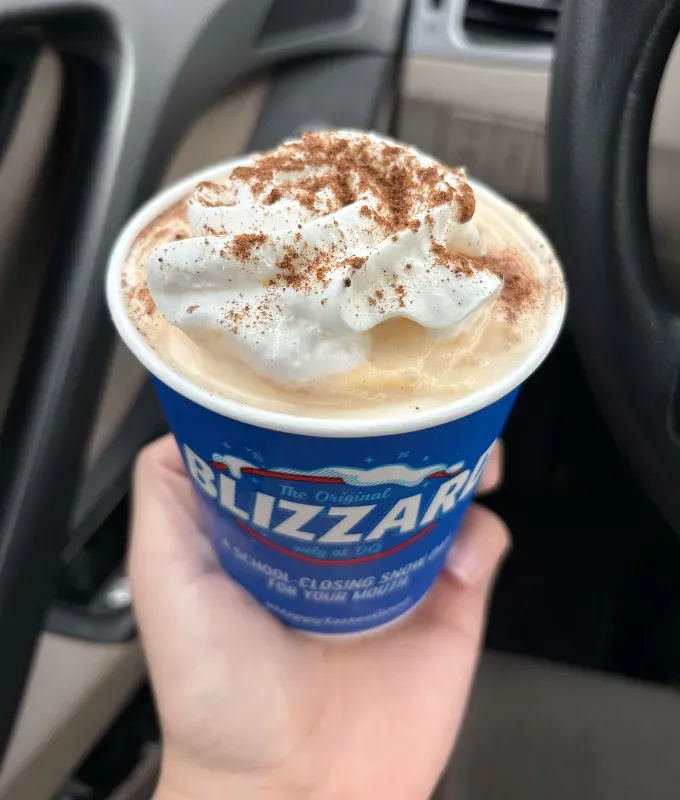 dairy queen fall menu review: pumpkin pie blizzard' title='Dairy Queen’s Fall Menu Boasts Pumpkin Maple & More—Here’s My Honest Ranking