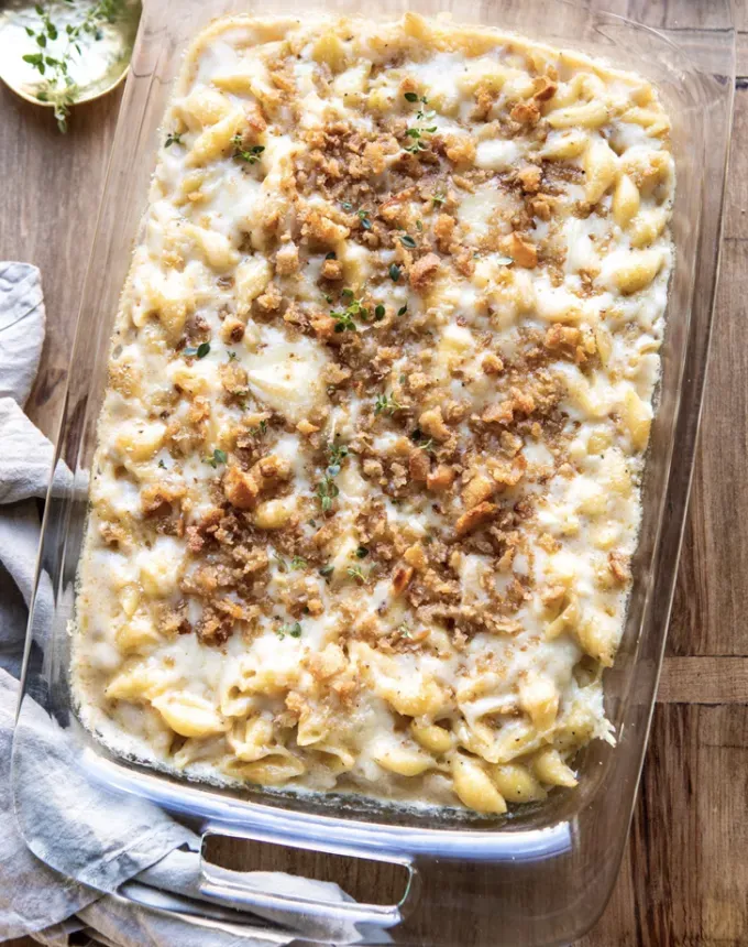 baked mac and cheese' title='The 46 Best Side Dishes for Lamb to Serve at Dinner Parties Barbecues and Beyond