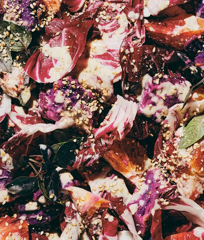 side dishes for lamb: purple salad' title='The 46 Best Side Dishes for Lamb to Serve at Dinner Parties Barbecues and Beyond