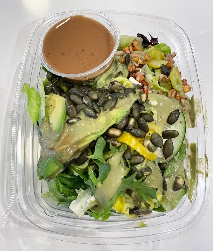 panera bread salad ranking: balsamic greens and grains' title='Every Panera Bread Salad Ranked and Reviewed by a Food Editor Who Tasted Them All