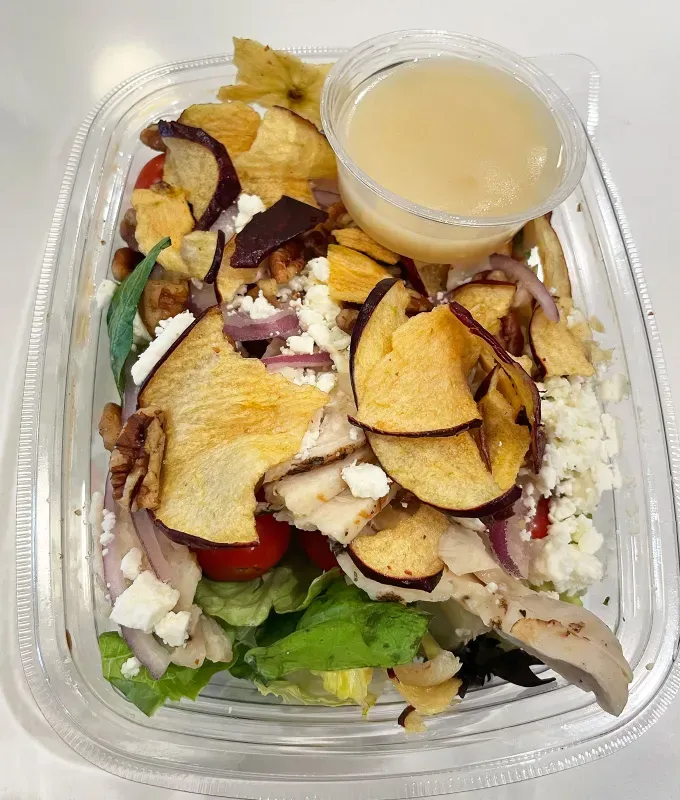 panera bread salad ranking: fuji apple chicken salad' title='Every Panera Bread Salad Ranked and Reviewed by a Food Editor Who Tasted Them All