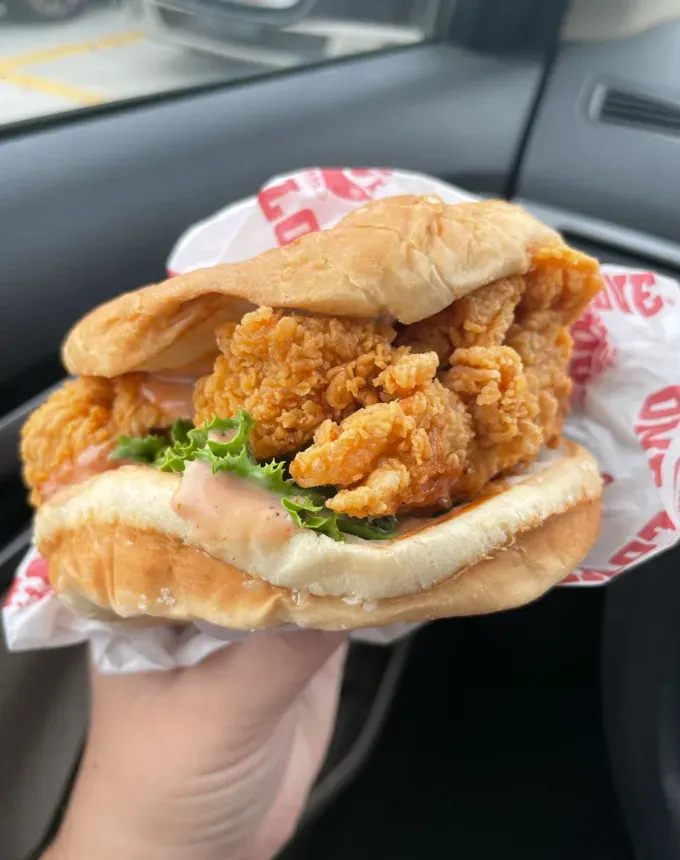 best fast food chicken sandwich: raising cane’s chicken sandwich' title='The 12 Best Fast Food Chicken Sandwiches Ranked and Reviewed by a Food Editor