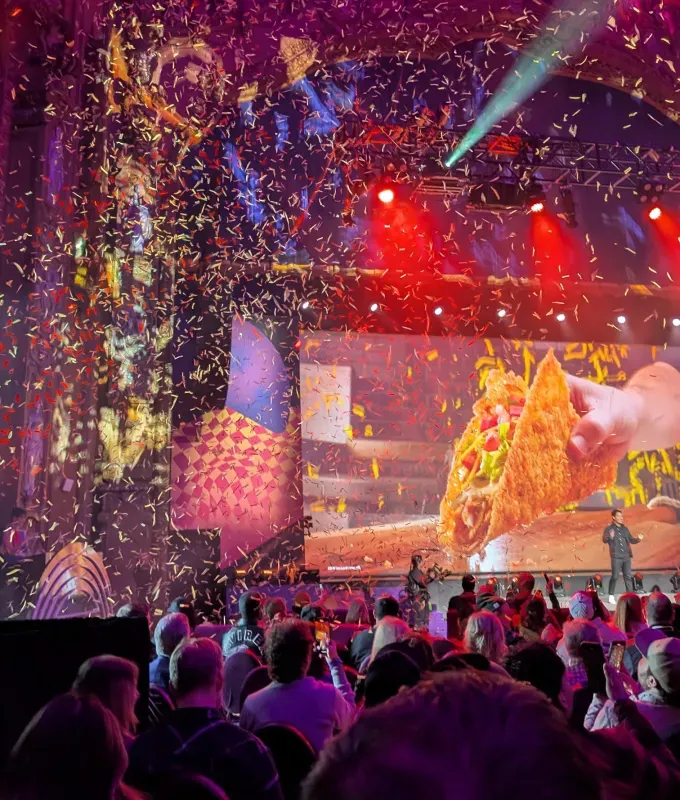 live mas live event at taco bell' fetchpriority='auto' title='Taco Bell Is Launching 30 New Menu Items. Here’s What’s Worth Ordering