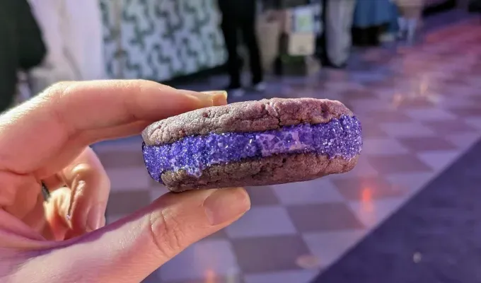 ube strawberry cookie from Taco Bell' title='Taco Bell Is Launching 30 New Menu Items. Here’s What’s Worth Ordering