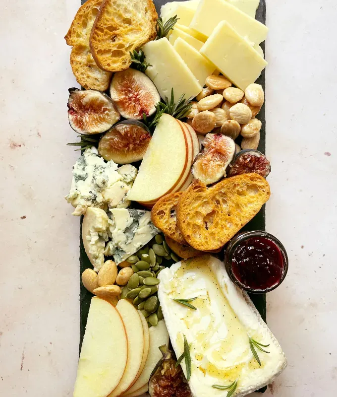 christmas snacks: fall charcuterie board' title='65 Christmas Snacks Even the Busiest Hosts Can Pull Off