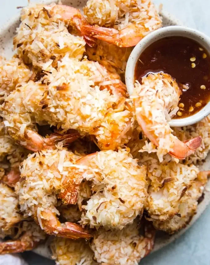 christmas snacks: baked coconut shrimp' title='65 Christmas Snacks Even the Busiest Hosts Can Pull Off