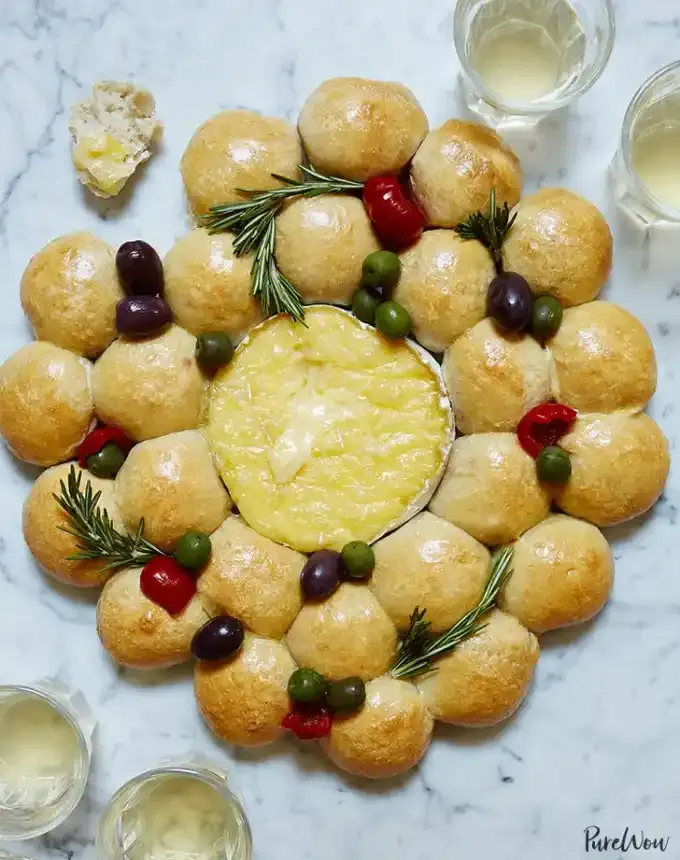 christmas snacks: holiday baked brie' title='65 Christmas Snacks Even the Busiest Hosts Can Pull Off