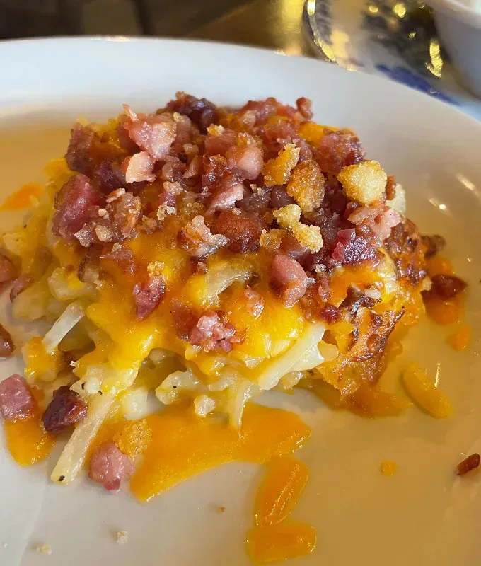 cracker barrel sides ranked: loaded hashbrown casserole' title='Every Cracker Barrel Side Dish Ranked by a Food Editor