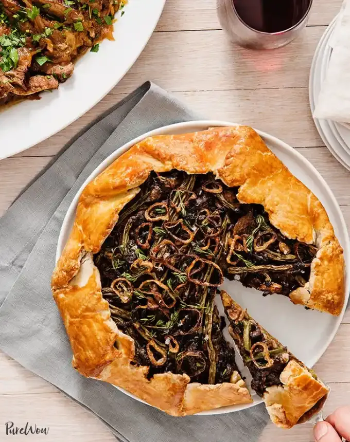 easy christmas dinner ideas: green bean galette' title='75 Easy Christmas Dinner Ideas That Anyone Can Cook (and Everyone Will Love)