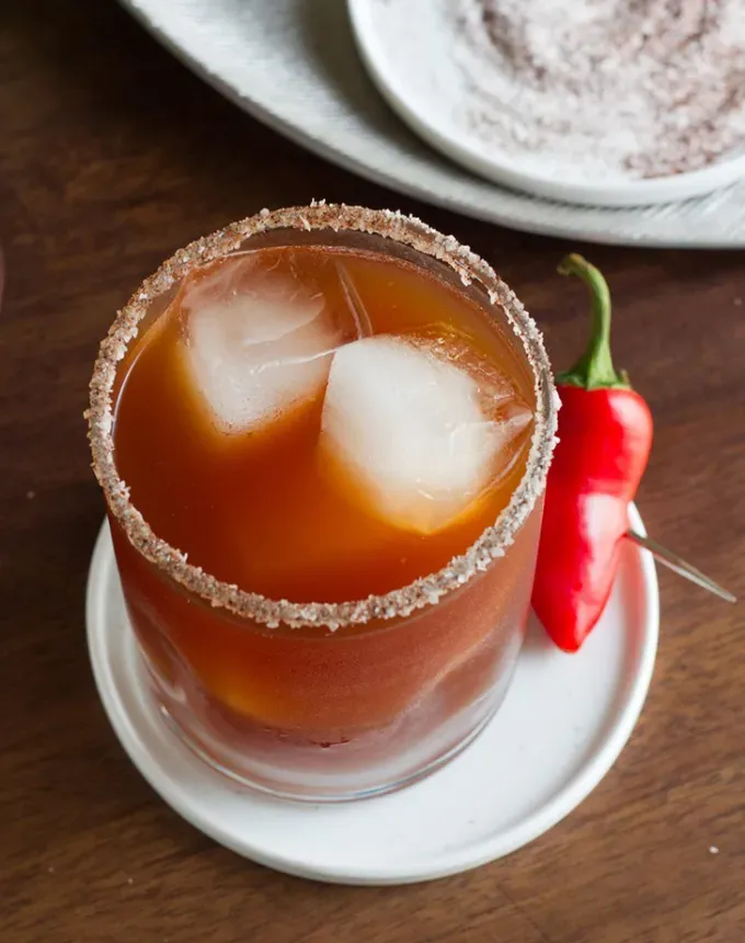 beer cocktails smoky chipotle michelad cocktail recipe v medium' title='29 Beer Cocktails to Sip All Year-Round from Radlers to Micheladas