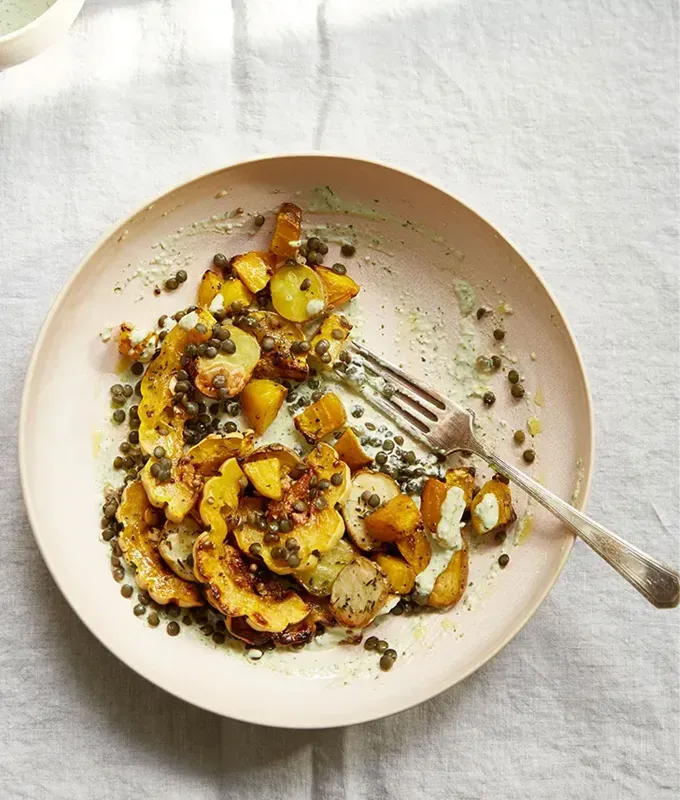 fun-dinner-ideas-9.-Fall-Roasted-Vegetable-and-Lentil-Salad-with-Pine-Nut-Cream.webp' title='34 Fun Dinner Ideas That Will Make You Love Hosting