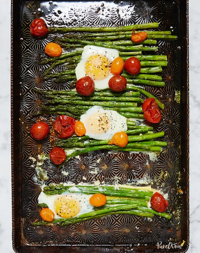 what goes with mac and cheese one pan eggs asparagus recipe' title='Wondering What Goes with Mac and Cheese? Here Are 32 Sides That Make It a Meal