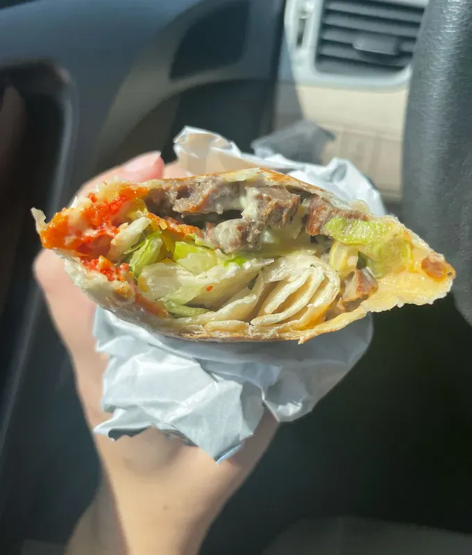 taco bell grilled steak burrito review: chipotle ranch grilled steak burrito' title='Taco Bell Has Two New Grilled Steak Burritos for $3 Each—Read on for a Food Editor’s Review