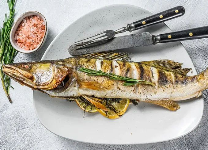 types of fish to eat pike' fetchpriority='auto' title='20 Types of Fish to Eat (That You Can Easily Cook at Home)