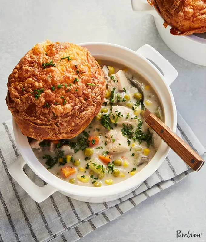 Slow Cooker Chicken Pot Pie Soup' title='53 Nontraditional Christmas Dinner Ideas to Shake Up the 2024 Holiday Season