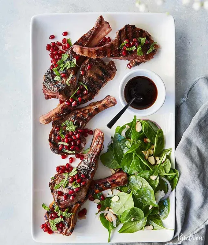 Pomegranate Maple Glazed Lamb Chops Nontraditional Christmas Dinner.webp' title='53 Nontraditional Christmas Dinner Ideas to Shake Up the 2024 Holiday Season