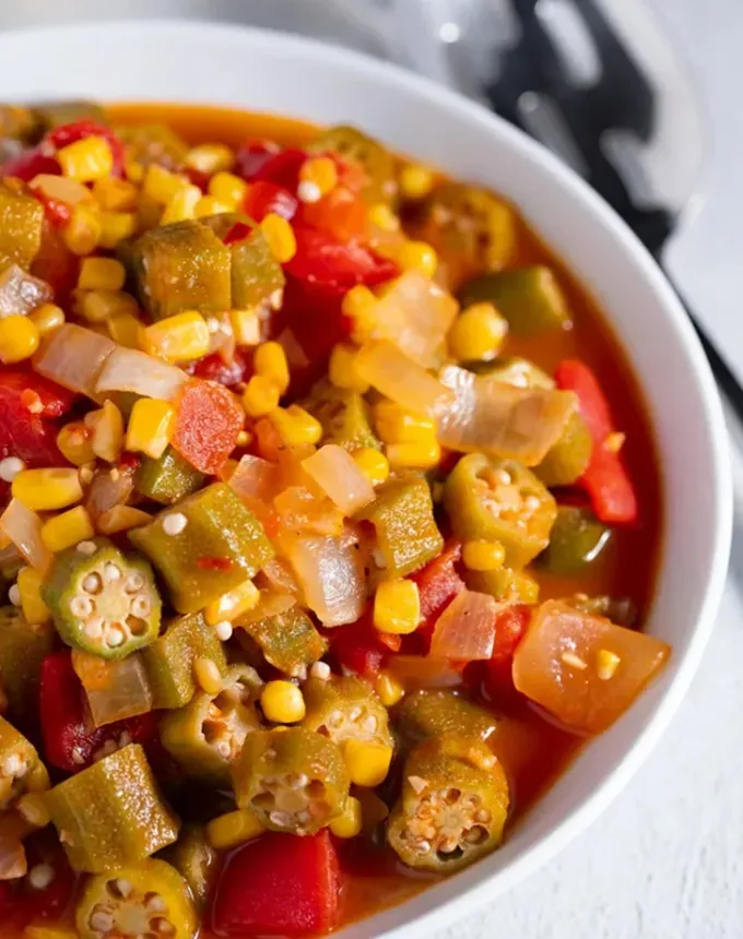 soul food recipes: stewed okra' title='35 Soul Food Recipes That Southerners Swear By (and Northerners Need to Try)