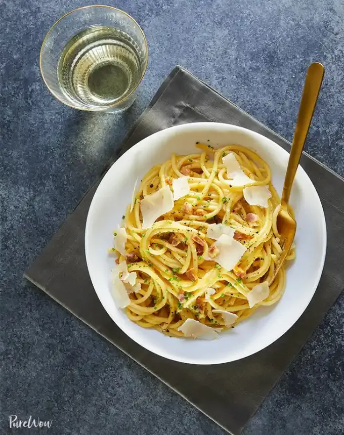 october dinner recipes: butternut squash carbonara' title='31 October Dinner Ideas That Are Just Right for Sweater Weather