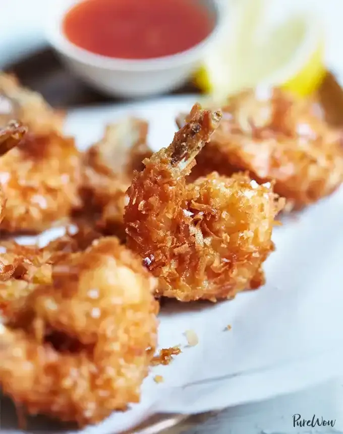 finger food recipes for a crowd: coconut shrimp' title='68 Easy Finger Food Appetizers Everyone Will Love