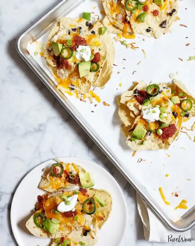 finger food recipes: Mini Nachos' title='68 Easy Finger Food Appetizers Everyone Will Love