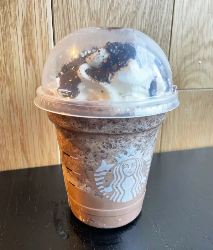 best starbucks frappuccinos: chocolate cookie crumble creme' title='The Best Starbucks Frappuccinos Ranked by a Food Editor and Former Barista