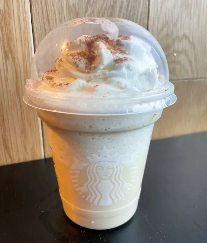 best starbucks frappuccinos: chai creme frappuccino' title='The Best Starbucks Frappuccinos Ranked by a Food Editor and Former Barista