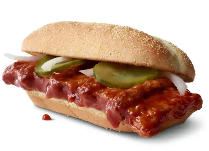 mcdonald’s mcrib review: mdonald’s mcrib' fetchpriority='auto' title='The McRib Is Back for a Limited Run—Here’s a Food Editor’s Review of Her First-Ever Taste