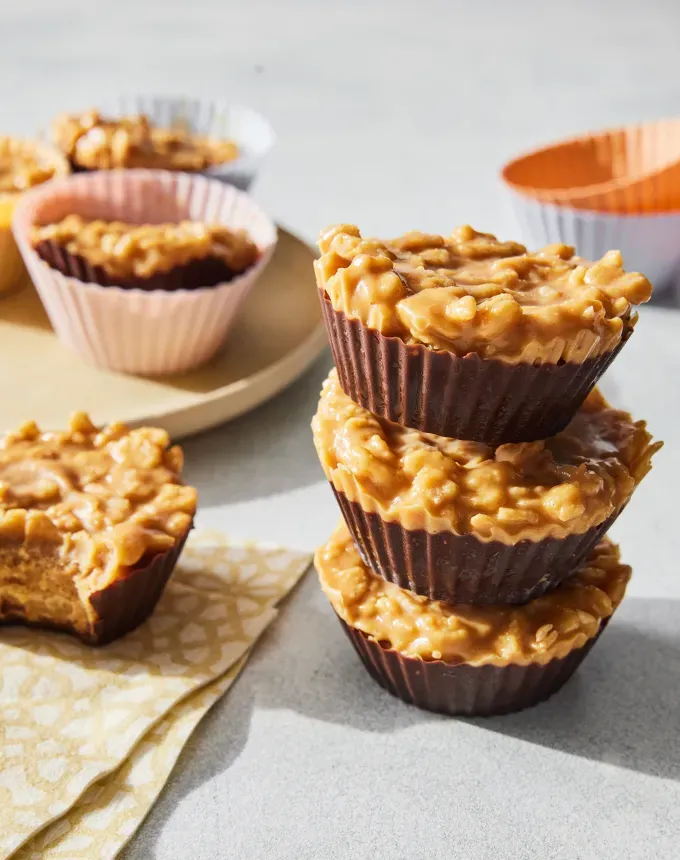 sweet and salty snacks: crispy peanut butter cups' title='26 Sweet and Salty Snacks to Satisfy Your Cravings