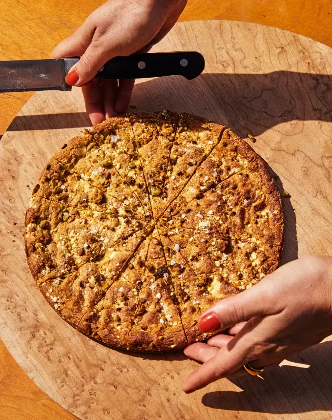 sweet and salty snacks: salted pistachio shortbread' title='26 Sweet and Salty Snacks to Satisfy Your Cravings