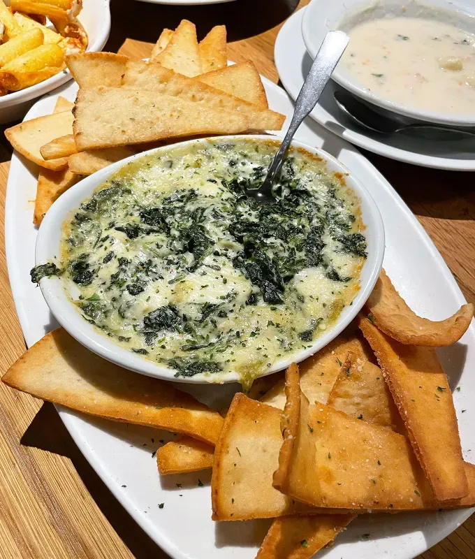olive garden appetizers ranked: spinach artichoke dip' title='Every Olive Garden Appetizer Ranked by a Food Editor from OK to Mamma Mia