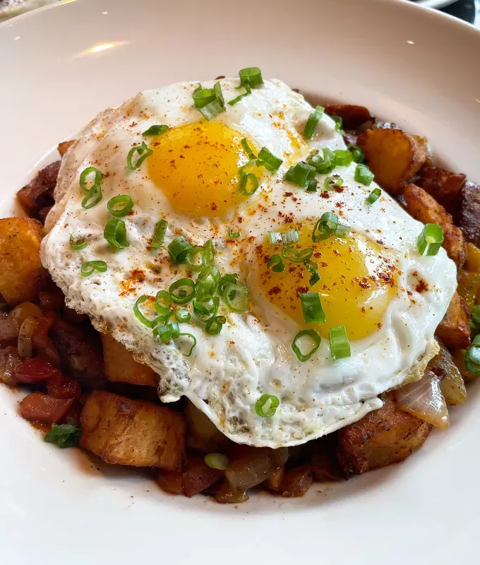 cheesecake factory brunch menu review: jambalaya hash' title='FYI The Cheesecake Factory Does Brunch—and I Tasted & Ranked the Entire Menu