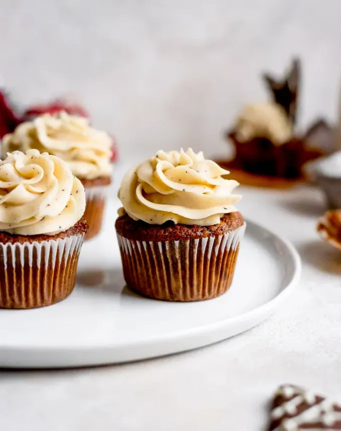 mini christmas desserts: gingerbread cupcakes' title='31 Mini Christmas Desserts That Are Equal Parts Delightful and Delicious
