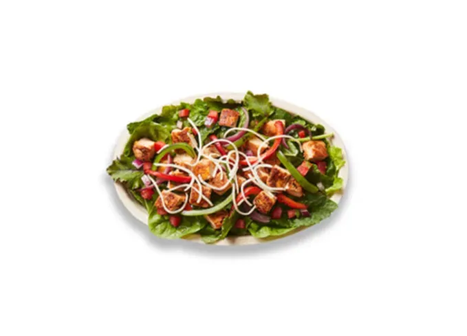 high protein fast food meals: chipotle salad with chicken' title='The 20 Best High-Protein Fast Food Meals You Can Eat