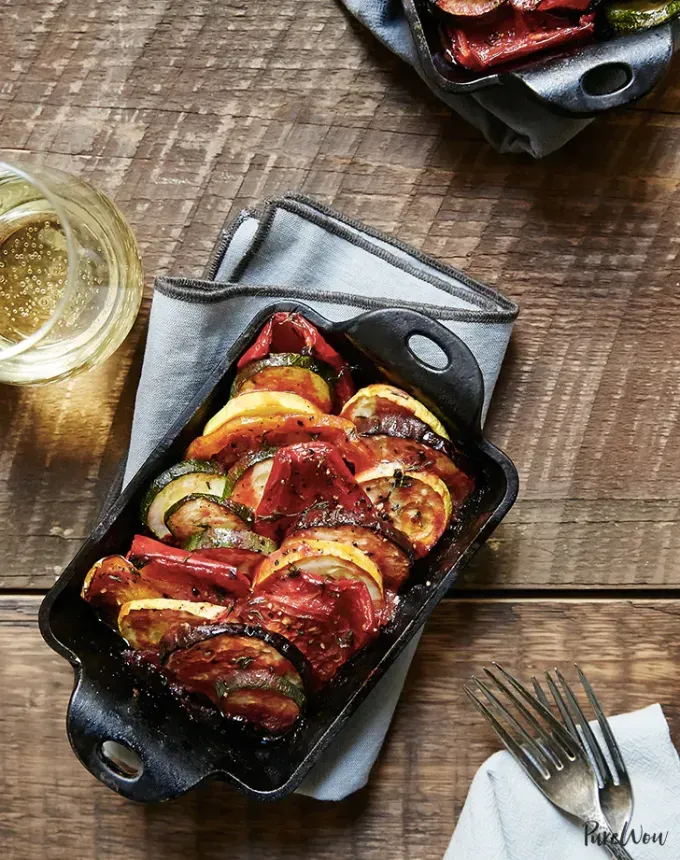 clean eating dinner recipes: one pan ratatouille' title='65 Clean-Eating Dinner Recipes for the New Year and Beyond